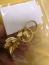 首愛黃金流蘇耳環(huán)女足金999.9閃耀樹葉耳墜新款金耳圈七夕情人節(jié)禮物 樹葉流蘇耳環(huán)（一對） 5.06g 曬單實拍圖
