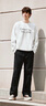 森馬（Semir）休閑褲男工裝褲寬松直筒褲子秋季戶(hù)外長(cháng)褲純棉松緊腰101524127112 曬單實(shí)拍圖