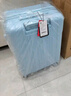 愛(ài)華仕行李箱20寸可上飛機登機箱十大品牌拉桿箱大容量旅行箱包密碼箱 天堂藍【磨砂防刮】輕音飛機輪 24英寸 【3-5天中途行】40%選擇 曬單實(shí)拍圖