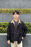 JEEP SPIRIT300斤外套男春秋季翻領(lǐng)上衣服寬松休閑胖子大碼男裝加肥加大夾克 8816黑色 L 90-120斤 曬單實(shí)拍圖