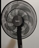美的（Midea）電風(fēng)扇 家用風(fēng)扇 落地扇 7葉遠距強風(fēng)電扇 立式輕音節(jié)能可定時降溫 黑色機械款 【升級遙控長預(yù)約】5檔風(fēng)量 曬單實拍圖