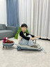 卡卡曼兒童電動(dòng)扭扭車(chē)1-3-6歲大人可坐充電高續航大馬力玩具寶寶拖地車(chē) 頂配藍【12V大電瓶+可變速+拖斗+可坐大人】 周歲生日禮物成人搖搖車(chē)充電溜溜車(chē) 曬單實(shí)拍圖