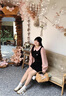 冶芷娃娃領(lǐng)波點(diǎn)連衣裙女2025秋季新款氣質(zhì)長(cháng)袖連衣裙 溫柔風(fēng)千金氣質(zhì)裙黑色 L 曬單實(shí)拍圖