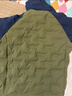 蕉內(nèi)小氫氣502A兒童連帽羽絨服防潑水男女童保暖輕薄短款羽絨外套秋冬 暗藍拼色 150 曬單實拍圖