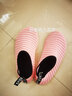 鑄固 室內健身鞋男女訓練防滑瑜伽鞋跳繩鞋舞蹈鞋跑步機運動(dòng)童鞋 淺粉色 34-35  曬單實(shí)拍圖