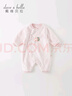 戴維貝拉（DAVE＆BELLA）童裝初生嬰兒衣服寶寶連體衣幼兒外出服冬季新款嬰童服裝女孩爬服 粉色花朵 90cm （建議身高80-90cm） 曬單實(shí)拍圖