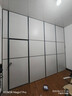 杍佳灝辦公室高隔斷玻璃墻可活動(dòng)移動(dòng)屏風(fēng)墻推拉折疊門(mén)車(chē)間隔斷帶滑輪 定做尺寸全板式一平方 曬單實(shí)拍圖