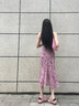 GARNUO粉色印花吊帶連衣裙子女夏季2025新款法式氣質(zhì)絕美收腰碎花裙長(cháng)裙 粉色 M 【101-115斤】 曬單實(shí)拍圖