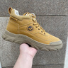 公羊男鞋春季新款加絨加厚雪地靴男東北保暖棉鞋防滑厚底高幫馬丁靴男 土黃色【加絨款】 41 曬單實(shí)拍圖