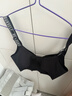奶糖派【團長(cháng)專(zhuān)享】線(xiàn)雕軟支撐2.0隱形無(wú)痕無(wú)鋼圈透氣飽滿(mǎn)內衣文胸女 黑色-字母肩帶 M 01(75B-E/80B-D) 曬單實(shí)拍圖