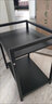 銘冠尚森麻將茶幾茶水架現代簡(jiǎn)約麻將桌小邊幾雙層可移動(dòng)邊柜簡(jiǎn)易 黑大理石紋色+煙灰缸45*33*52 組裝 曬單實(shí)拍圖