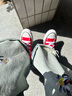匡威（Converse）經(jīng)典款A(yù)ll Star男女鞋情侶運(yùn)動(dòng)鞋高幫帆布鞋休閑鞋板鞋101010 101013 紅色【虞書欣同款】 36 曬單實(shí)拍圖