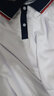 白色校服短袖小學(xué)生夏季t恤初高中班服藏青紅條翻領(lǐng)昌樂一中同款 B款 185 曬單實(shí)拍圖