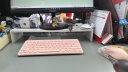 航世（BOW）MK610 无线键盘鼠标套装 复古巧克力按键 笔记本电脑办公通用键鼠套装 粉色 实拍图