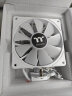 Thermaltake（Tt）钢影400P 雪白版 CPU风冷散热器风扇（ARGB风扇/炫彩LOGO/4热管/支持1700接口/PWM温控） 实拍图