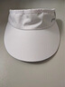 李寧（LI-NING）帽子跑步空頂帽女羽毛網(wǎng)球遮陽帽戶外運動防曬帽男登山馬拉松速干 白色【百搭單品-時尚簡約】 曬單實拍圖