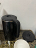 美菱（MeiLing） 烧水壶电热水壶不锈钢保温壶家用大容量水壶 典雅黑丨 1.8L 丨无保温 实拍图