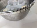 維艾（Newair）不銹鋼洗菜盆瀝水籃洗米篩淘米盆廚房水果籃家用瀝水漏盆套裝 曬單實拍圖