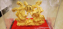 明班龍鳳呈祥絨沙金結婚禮物擺件工藝品婚慶新婚禮品送朋友閨蜜家居臥室裝飾擺件結婚擺件 絨沙金龍鳳呈祥 曬單實(shí)拍圖