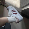 ZCVRR貝殼頭板鞋女2025秋新款學(xué)生百搭厚底小白鞋輕便透氣休閑運(yùn)動(dòng)鞋 酒紅色 37 (235mm) 曬單實(shí)拍圖