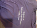 MsShe【針織棉】大碼女裝2025秋季胖mm刺繡字母顯瘦正肩長(cháng)袖T恤 【A款】果醬紫色現貨 2XL 曬單實(shí)拍圖