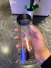 蘇泊爾（SUPOR）玻璃杯雙層水杯茶水分離泡茶杯男女士便攜耐高溫辦公茶杯子禮物 【獨(dú)立茶倉】儒雅黑-300mL 曬單實(shí)拍圖