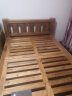 鲁班一木 实木床新中式双人床老榆木全实木简易木床卧室家具婚床尺寸定制 1.5米 实拍图