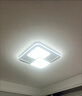 2024新款客廳吸頂燈led智能現(xiàn)代簡約客廳燈照明燈室內家用臥室燈 三色變光【高品質LED光源】 90*60cm長方形中號客廳燈 曬單實拍圖