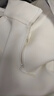 拇指白小衫 三明治立領(lǐng)套頭衛衣男秋季潮流百搭親膚保暖上衣外套 本白 M  曬單實(shí)拍圖