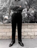 法蒙澤男士商務(wù)西褲秋冬季款直筒寬松男褲正裝免燙西裝褲休閑加絨長(cháng)褲子 黑色(常規款) 30 曬單實(shí)拍圖