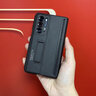 智父 oppo find n手機殼oppofindn折疊屏findn中軸磁吸鉸鏈全包防摔殼膜一體膚感男女輕奢支架保護套 高清款【炫酷黑】殼膜一體*鉸鏈全包 曬單實拍圖