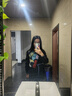 兩三事春季連衣裙女2025新款黑色內(nèi)搭長裙設(shè)計感長袖裙子諸神藝境 黑色 S 曬單實(shí)拍圖