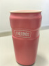 膳魔師（THERMOS）保溫杯不銹鋼隨行杯馬卡龍色系桌面水杯學(xué)生女士情侶杯子 TSK2 玫瑰粉 440ml 曬單實(shí)拍圖
