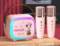 迪士尼（DISNEY）k歌麥克風音箱一體無線話筒藍牙小音響音箱智能小度語音戶外兒童玩具男女孩生日禮物禮盒 MK18米妮 曬單實拍圖