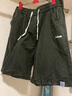 真維斯純棉工裝短褲男士夏季2026新款寬松直筒休閑中褲美式薄款五分褲子 軍綠 XL 【建議130-150斤】 曬單實(shí)拍圖
