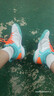 李寧（LI-NING）羽毛球鞋男女情侶款火箭鞋網(wǎng)球鞋乒乓球鞋貼地飛行運(yùn)動(dòng)鞋 曬單實(shí)拍圖