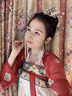 帛雷斯諾漢服面紗古風(fēng)掛耳女生夏季長(cháng)流蘇面紗古裝配飾頭飾超仙氣發(fā)飾面紗 面簾金色(可調節長(cháng)度) 曬單實(shí)拍圖
