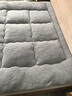 雅鹿羊羔絨床墊軟墊冬季學(xué)生宿舍床褥單人榻榻米海綿墊子墊被褥子加絨 黛灰-厚約5cm 灰色【加厚加絨 蓄熱保暖】 學(xué)生宿舍床90*200cm【加絨加厚】 曬單實(shí)拍圖