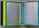 10頁(yè)壁掛式翻頁(yè)文件夾A4展示5頁(yè)文件架掛墻多頁(yè)多功能展示架墻掛作業(yè)指導書(shū)辦公活頁(yè)車(chē)間生產(chǎn)制度資料夾 A4 豎版10頁(yè)白色（送打孔螺絲） 曬單實(shí)拍圖