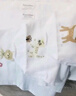 全棉時(shí)代嬰兒隔汗巾紗布吸汗兒童寶寶幼兒園純棉墊背巾小熊小鹿小貓3條/袋 曬單實(shí)拍圖