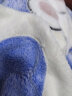 雅鹿 冬季珊瑚绒被套单件冬天双面毛绒牛奶绒法兰绒加绒单被罩加厚 蓝爱心JB 【单被套】180*220cm 实拍图