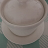 貝瑟斯 陶瓷碗燉盅 湯碗隔水燉盅內膽蒸蛋粥燕窩盅罐餐具帶蓋勺碟420ml 曬單實(shí)拍圖