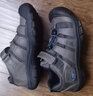 KEEN NEWPORT SHOE 兒童戶(hù)外休閑防滑防撞運動(dòng)鞋大小兒童鞋 鋼鐵灰/亮藍色-1025502-大童 35 曬單實(shí)拍圖