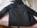 羅蒙（ROMON）棉服男冬季通勤商務(wù)休閑大碼純色棉襖保暖棉衣外套男M05黑色XL 曬單實(shí)拍圖