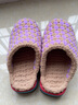 純手工棉拖鞋冰條粗毛線(xiàn)編織棉拖鞋男女士成品冬日季保暖防滑柔軟 卡其+淺紫-雙針成品 38-39 適合平時(shí)穿35-36 曬單實(shí)拍圖