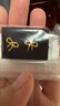 周大生黃金耳飾女足金蝴蝶結(jié)計(jì)價(jià)耳釘生日禮物送女友1.17g 曬單實(shí)拍圖