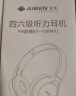 艾本（AIBEN）英语四六级听力耳机大学生四级六级考试调频FM收音机头戴式蓝牙耳机托福雅思专四专八听力考试耳机 C201S充电款白色Type-c快充 套餐二（耳机+带麦线+收纳袋） 实拍图