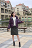 高梵【楊冪同款】黑金鵝絨服先鋒5.0羽絨服2025新款秋冬季女士短外套 紫金5號 M 115-130斤 飛天鵝絨190g 曬單實(shí)拍圖