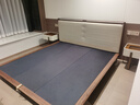 可納麥勒真皮床北美黑胡桃實(shí)木薄床頭雙人臥室1.8m現(xiàn)代簡(jiǎn)約Z 【黑胡桃木-頭層牛皮靠包】床 1800*2000 曬單實(shí)拍圖