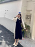 舒芳蝶（shufangdie）日系復古氛圍感穿搭甜美兩件套裝連衣裙女2025秋冬新款小個(gè)子長(cháng)裙 兩件套 M 曬單實(shí)拍圖